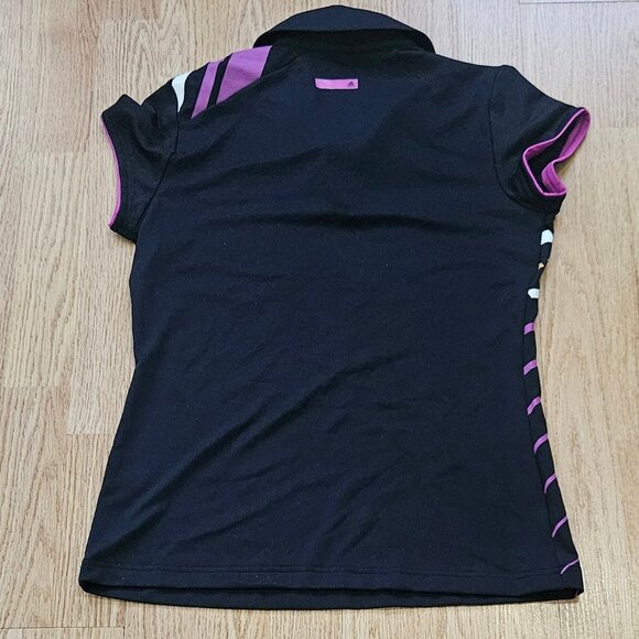 Women's Adidas Climalite Golf Polo - Black - Small - - Picture 2 of 3
